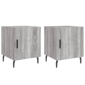 vidaXL &Kappa;&omicron;&mu;&omicron;&delta;ί&nu;&alpha; 2 &tau;&epsilon;&mu;. &Gamma;&kappa;&rho;&iota; Sonoma 40x40x50 &epsilon;&kappa;. &alpha;&pi;ό &Epsilon;&pi;&epsilon;&xi;&epsilon;&rho;&gamma;&alpha;&sigma;&mu;έ&nu;&omicron; &Xi;ύ&lambda;&omicron;