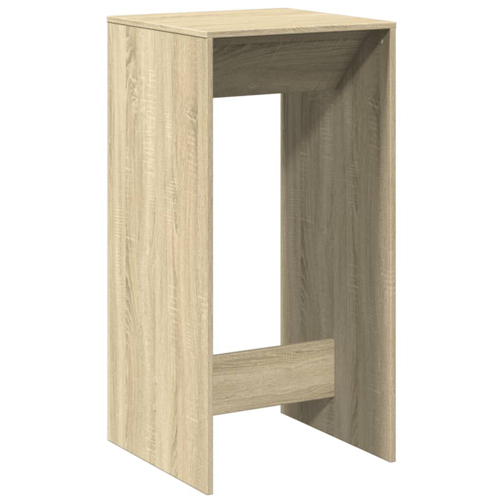 vidaXL Τραπέζι Μπαρ Sonoma Δρυς 51x50x103,5 εκ. Επεξ. Ξύλο