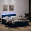 vidaXL &Kappa;&rho;&epsilon;&beta;ά&tau;&iota; Boxspring &mu;&epsilon; &Sigma;&tau;&rho;ώ&mu;&alpha; & LED &Sigma;&kappa;&omicron;ύ&rho;&omicron; &Mu;&pi;&lambda;&epsilon; 140x210 &epsilon;&kappa;. &Beta;&epsilon;&lambda;&omicron;ύ&delta;&iota;&nu;&omicron;