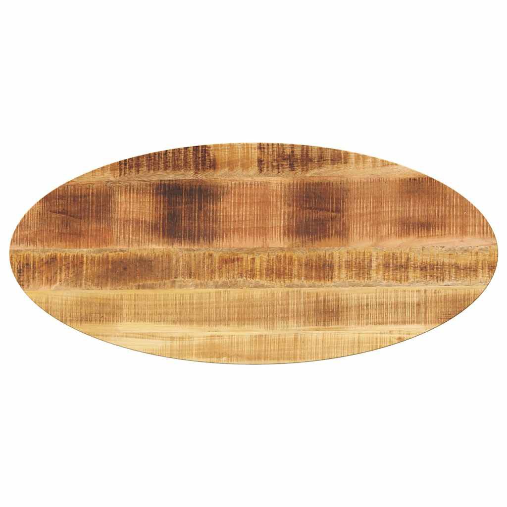 vidaXL Επιφάνεια Τραπεζιού Οβάλ 110x40x3,8 εκ. Μασίφ Ξύλο Μάνγκο