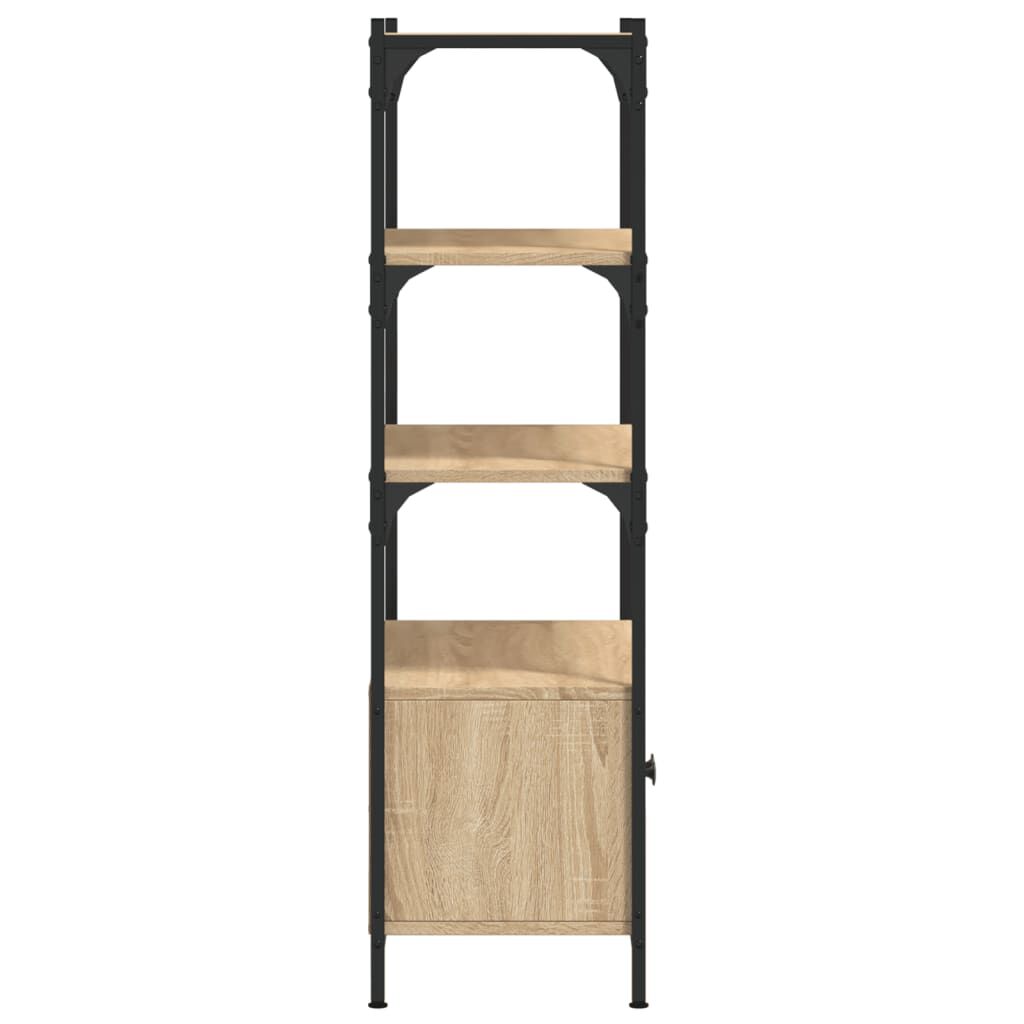 vidaXL Βιβλιοθήκη 3 Επιπέδων Sonoma Δρυς 70x30x109,5 εκ. Επεξεργ. Ξύλο
