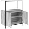 vidaXL Ντουλάπι μπάνιου με ράφια Γκρι Sonoma 76,5x35x95 εκ.
