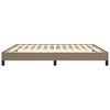 vidaXL Σκελετός Κρεβατιού Χωρίς Στρώμα Taupe 160x200 εκ. Υφασμάτινο