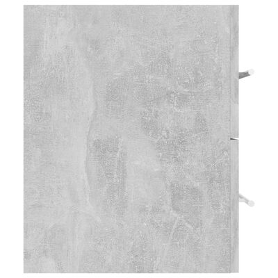 vidaXL Ντουλάπι Νιπτήρα Γκρι Σκυροδέματος 100x38,5x48 εκ. Μοριοσανίδα