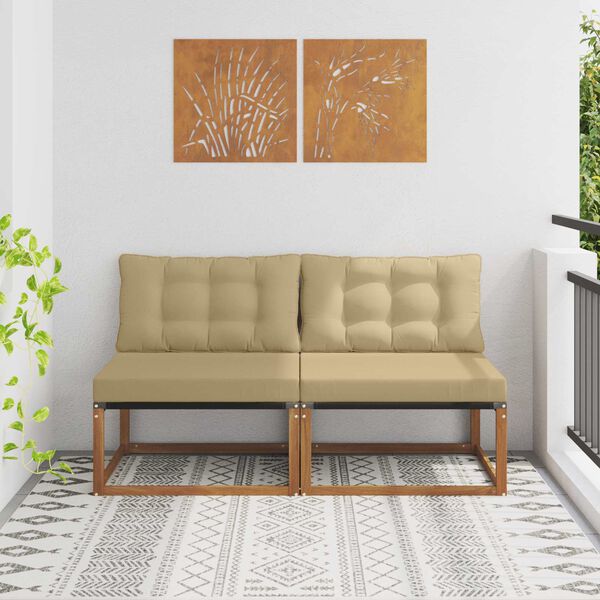 vidaXL 2 &Tau;&epsilon;&mu;ά&chi;&iota;&omicron; &Mu;&epsilon;&sigma;&alpha;ί&omicron;&sigmaf; &kappa;&alpha;&nu;&alpha;&pi;έ&sigmaf; &epsilon;&xi;&omega;&tau;&epsilon;&rho;&iota;&kappa;&omicron;ύ &chi;ώ&rho;&omicron;&upsilon; &Sigma;&tau;&epsilon;&rho;&epsilon;ό &Xi;ύ&lambda;&omicron; &Alpha;&kappa;&alpha;&kappa;ί&alpha;&sigmaf;