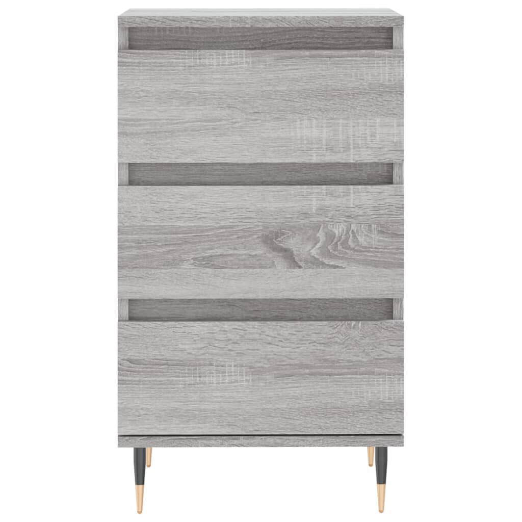 vidaXL Συρταριέρα Γκρι Sonoma 40 x 35 x 70 εκ. από Επεξεργασμένο Ξύλο