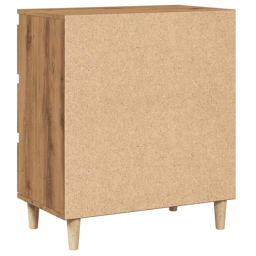 vidaXL Μπουφές Τεχνίτης Δρυς 60x35x70 εκ. από Επεξεργασμένο Ξύλο