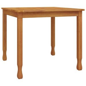 vidaXL Τραπεζαρία Κήπου 85 x 85 x 75 εκ. από Μασίφ Ξύλο Teak
