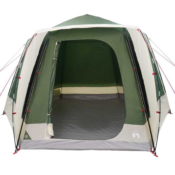 vidaXL Σκηνή Camping Πράσινο 420 x 420 x 227 εκ Πολυεστέρας