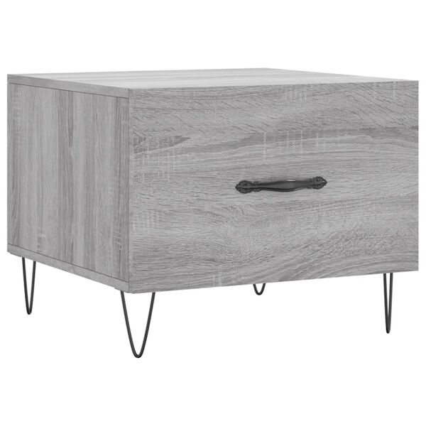 vidaXL Τραπεζάκι Σαλονιού Γκρι Sonoma 50x50x40 εκ. Επεξεργασμένο Ξύλο
