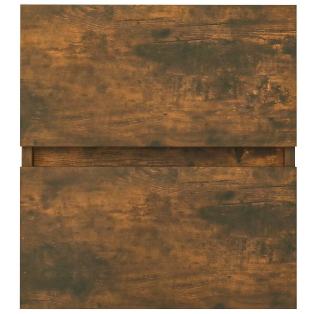 vidaXL Ντουλάπι Νιπτήρα Καπνιστή Δρυς 41x38,5x45 εκ. Επεξεργ. Ξύλο