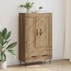 vidaXL Highboard Artisan Oak 69,5 x 31 x 115 &epsilon;&kappa;. &Epsilon;&pi;&epsilon;&xi;&epsilon;&rho;&gamma;&alpha;&sigma;&mu;έ&nu;&omicron; &xi;ύ&lambda;&omicron;