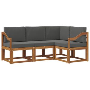 vidaXL &Sigma;&epsilon;&iota;&rho;ά &Kappa;&alpha;&nu;&alpha;&pi;έ &Epsilon;&xi;&omega;&tau;&epsilon;&rho;&iota;&kappa;&omicron;ύ &mu;&epsilon; &mu;&alpha;&xi;&iota;&lambda;ά&rho;&iota; 4 pcs &Phi;&upsilon;&sigma;&iota;&kappa;ό &kappa;&alpha;&iota; &Alpha;&nu;&theta;&rho;&alpha;&kappa;ί