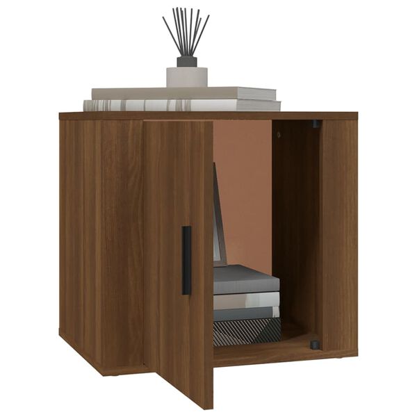 vidaXL Κομοδίνο Καφέ Δρυς 50 x 39 x 47 εκ.