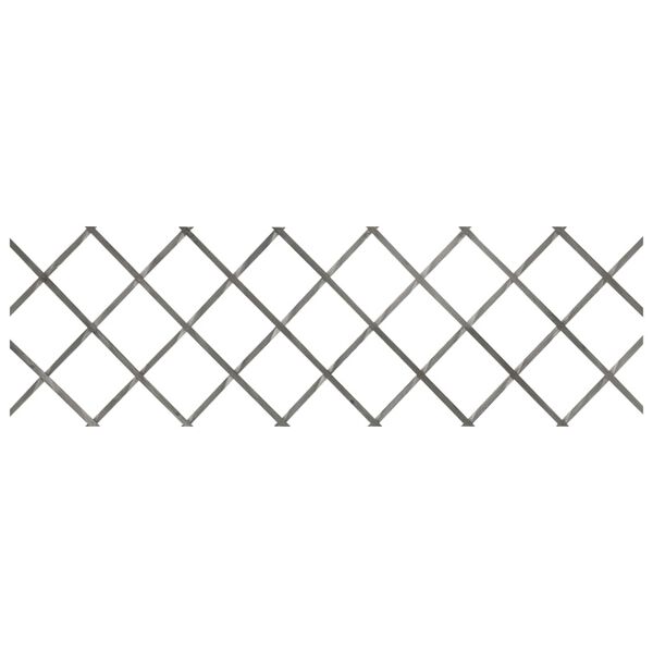 vidaXL Καφασωτό Φράχτης 5 τεμ. Γκρι 180 x 60 εκ. από Μασίφ Ξύλο Ελάτης