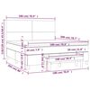 vidaXL &Kappa;&rho;&epsilon;&beta;ά&tau;&iota; Boxspring &mu;&epsilon; &Sigma;&tau;&rho;ώ&mu;&alpha; &Mu;&alpha;ύ&rho;&omicron; 180x200&epsilon;&kappa;.&alpha;&pi;ό &Sigma;&upsilon;&nu;&theta;&epsilon;&tau;&iota;&kappa;ό &Delta;έ&rho;&mu;&alpha;