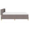 vidaXL &Kappa;&rho;&epsilon;&beta;ά&tau;&iota; &mu;&epsilon; &epsilon;&lambda;&alpha;&tau;ή&rho;&iota;&alpha; &mu;&epsilon; &sigma;&tau;&rho;ώ&mu;&alpha; Taupe 200 x 140 cm &Pi;&omicron;&lambda;&upsilon;&epsilon;&sigma;&tau;έ&rho;&alpha;&sigmaf;