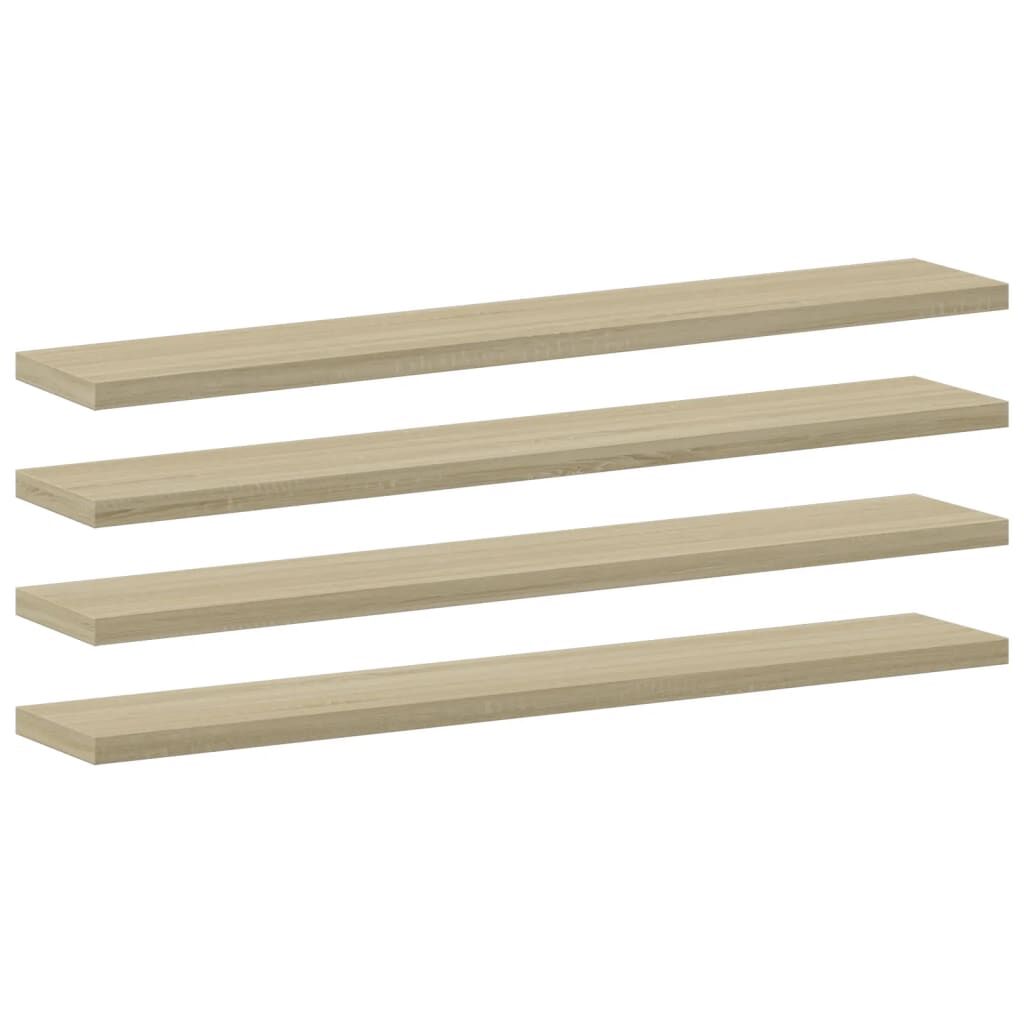 vidaXL Ράφια Βιβλιοθήκης 8 τεμ. Sonoma Δρυς 60x10x1,5 εκ. Μοριοσανίδα