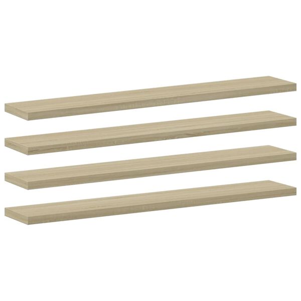 vidaXL Ράφια Βιβλιοθήκης 8 τεμ. Sonoma Δρυς 60x10x1,5 εκ. Μοριοσανίδα