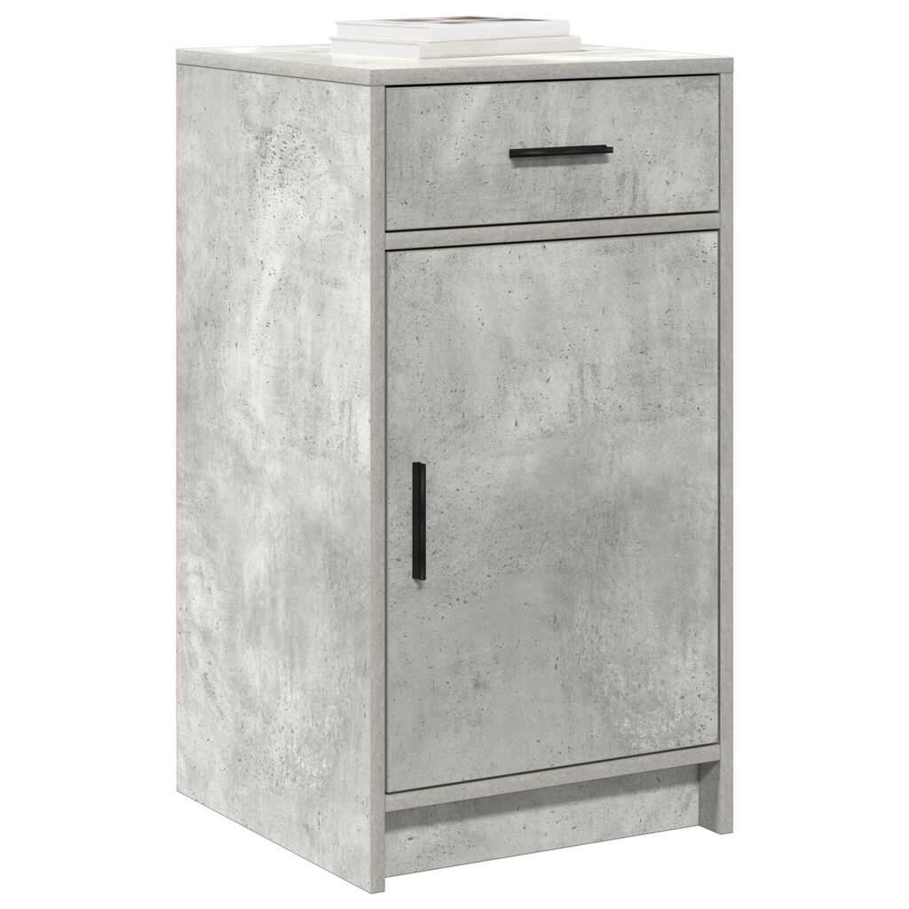 vidaXL Τραπέζι περιποίησης με συρτάρι 3 pcs Γκρι 50 x 41 x 135 εκ