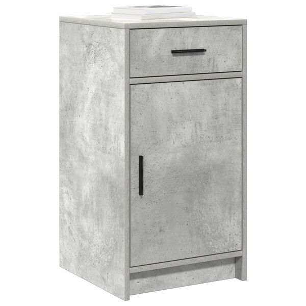 vidaXL Τραπέζι περιποίησης με συρτάρι 3 pcs Γκρι 50 x 41 x 135 εκ