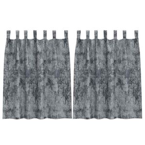 vidaXL &Beta;&epsilon;&lambda;&omicron;ύ&delta;&iota;&nu;&epsilon;&sigmaf; &Kappa;&omicron;&upsilon;&rho;&tau;ί&nu;&epsilon;&sigmaf; 2 pcs &Alpha;&sigma;&eta;&mu;ί &Gamma;&kappa;&rho;&iota; 140 x 140 cm &Beta;&epsilon;&lambda;&omicron;ύ&delta;&omicron;