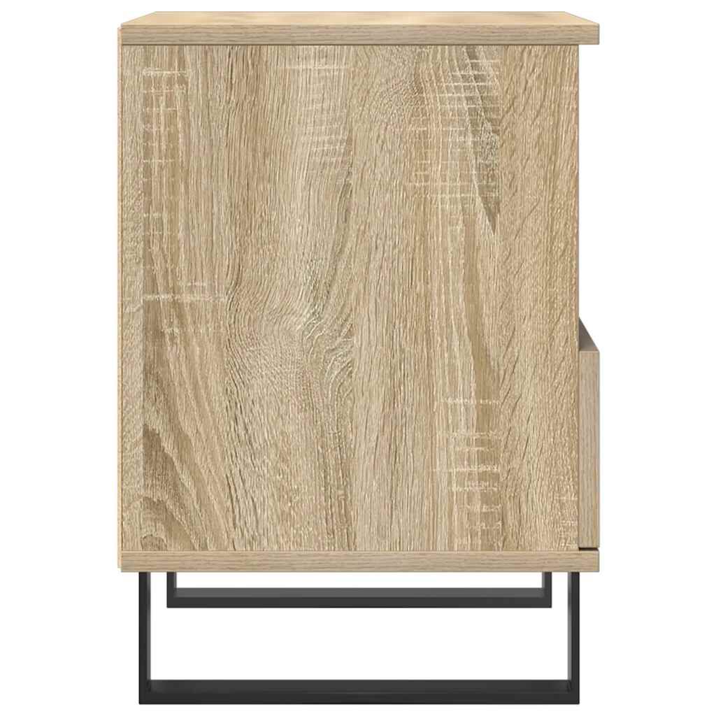 vidaXL Κομοδίνα 2 τεμ. Sonoma Δρυς 40 x 35 x 50 εκ. από Επεξεργ. Ξύλο