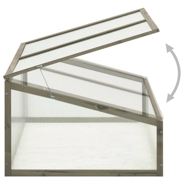 vidaXL Θερμοκήπιο 100 x 65 x 40 εκ. από Ξύλο Ελάτης