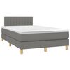 vidaXL &Kappa;&rho;&epsilon;&beta;ά&tau;&iota; Boxspring &mu;&epsilon; &Sigma;&tau;&rho;ώ&mu;&alpha; & LED &Sigma;&kappa;.&Gamma;&kappa;&rho;&iota; 120x190&epsilon;&kappa;. &Upsilon;&phi;&alpha;&sigma;&mu;ά&tau;&iota;&nu;&omicron;