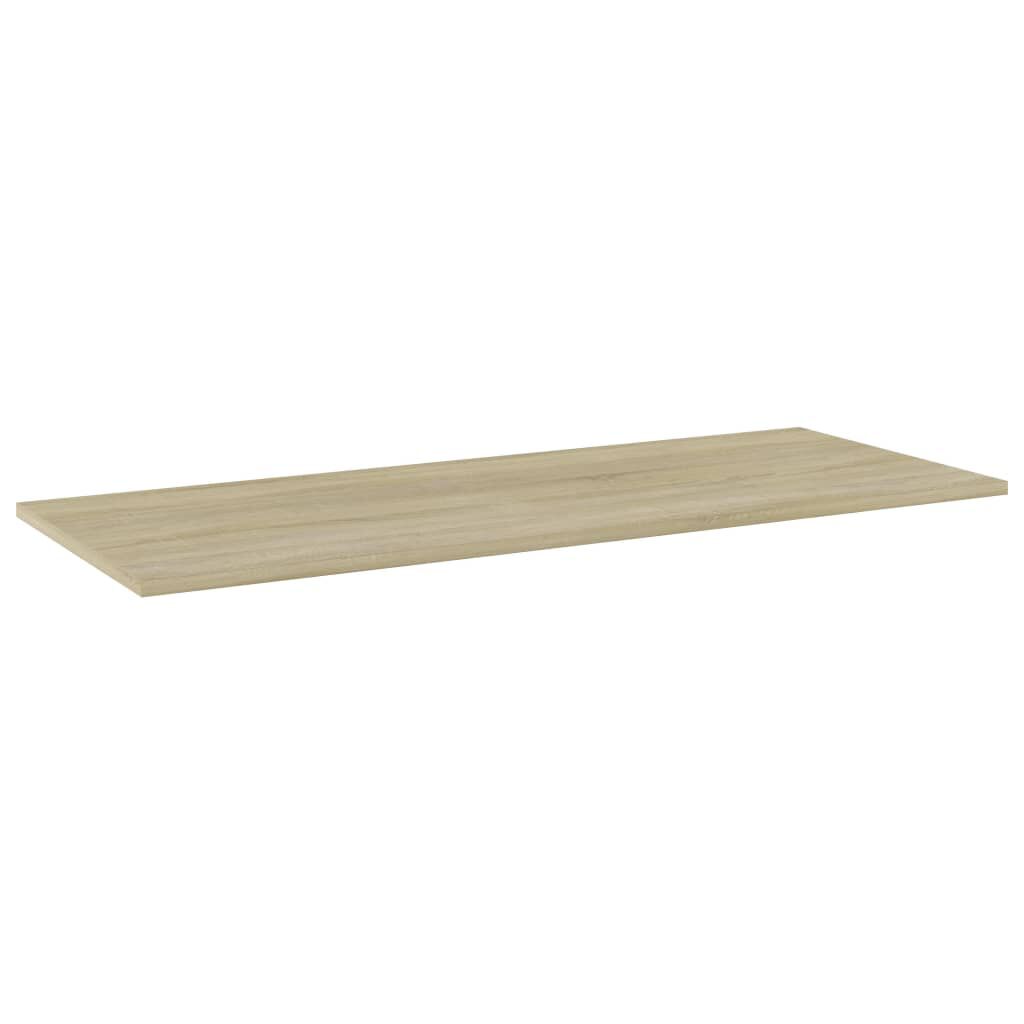 vidaXL Ράφια Βιβλιοθήκης 4 τεμ. Sonoma Δρυς 100x40x1,5 εκ. Μοριοσανίδα