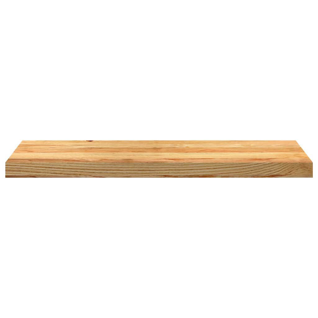 vidaXL Πατάκια Σκάλας 2 τεμ. Ανοιχτό Καφέ 80x25x2 cm Ξύλο Δρυός