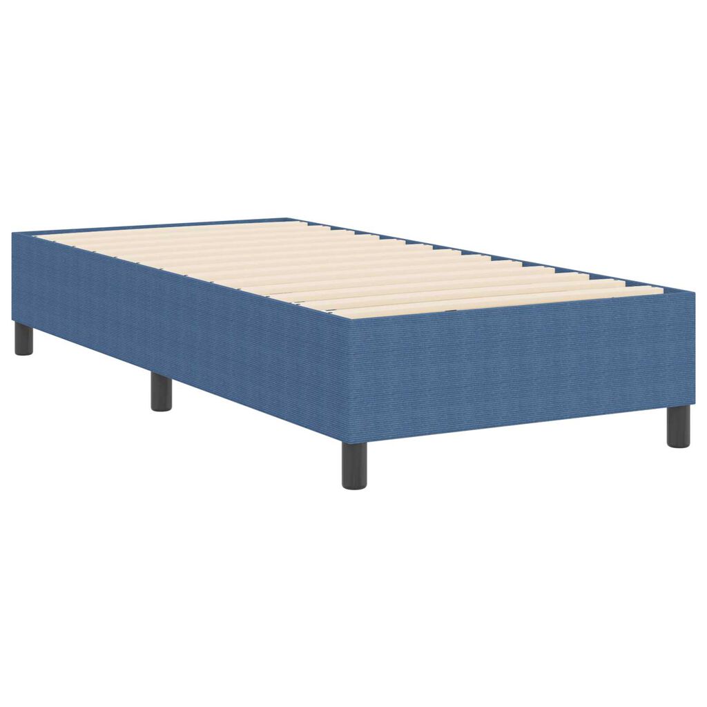 vidaXL Κρεβάτι με ελατήρια Μπλε 100 x 200 cm Βελούδο