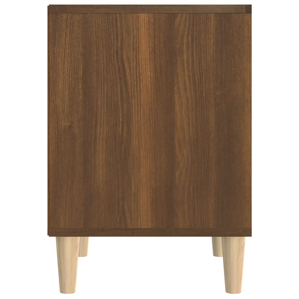 vidaXL Κομοδίνο Καφέ Δρυς 40x35x50 εκ.