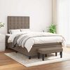 vidaXL &Kappa;&rho;&epsilon;&beta;ά&tau;&iota; Boxspring &mu;&epsilon; &Sigma;&tau;&rho;ώ&mu;&alpha; Taupe 120x190 &epsilon;&kappa;. &Upsilon;&phi;&alpha;&sigma;&mu;ά&tau;&iota;&nu;&omicron;