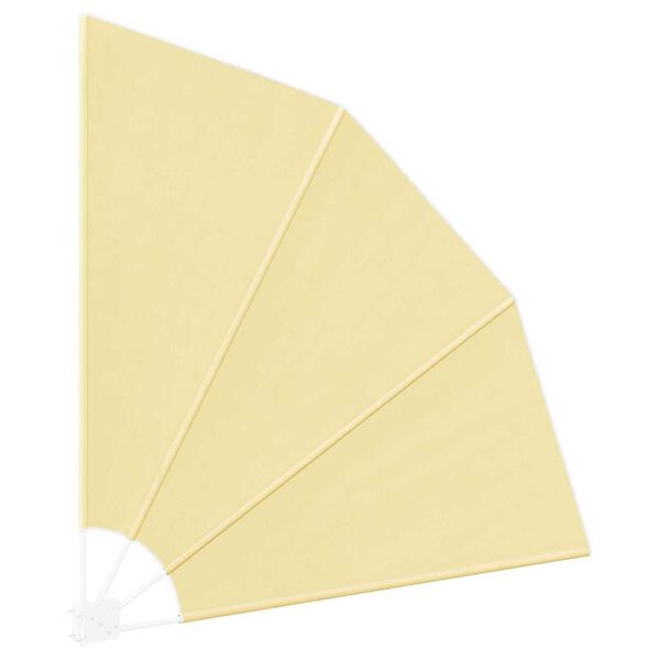 vidaXL Αδιάφανο σκίαστρο μπαλκονιού Άμμος 140 x 140 cm ύφασμα