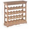 vidaXL Κάβα Κρασιών Καφέ 70 x 22,5 x 70,5 εκ. από MDF
