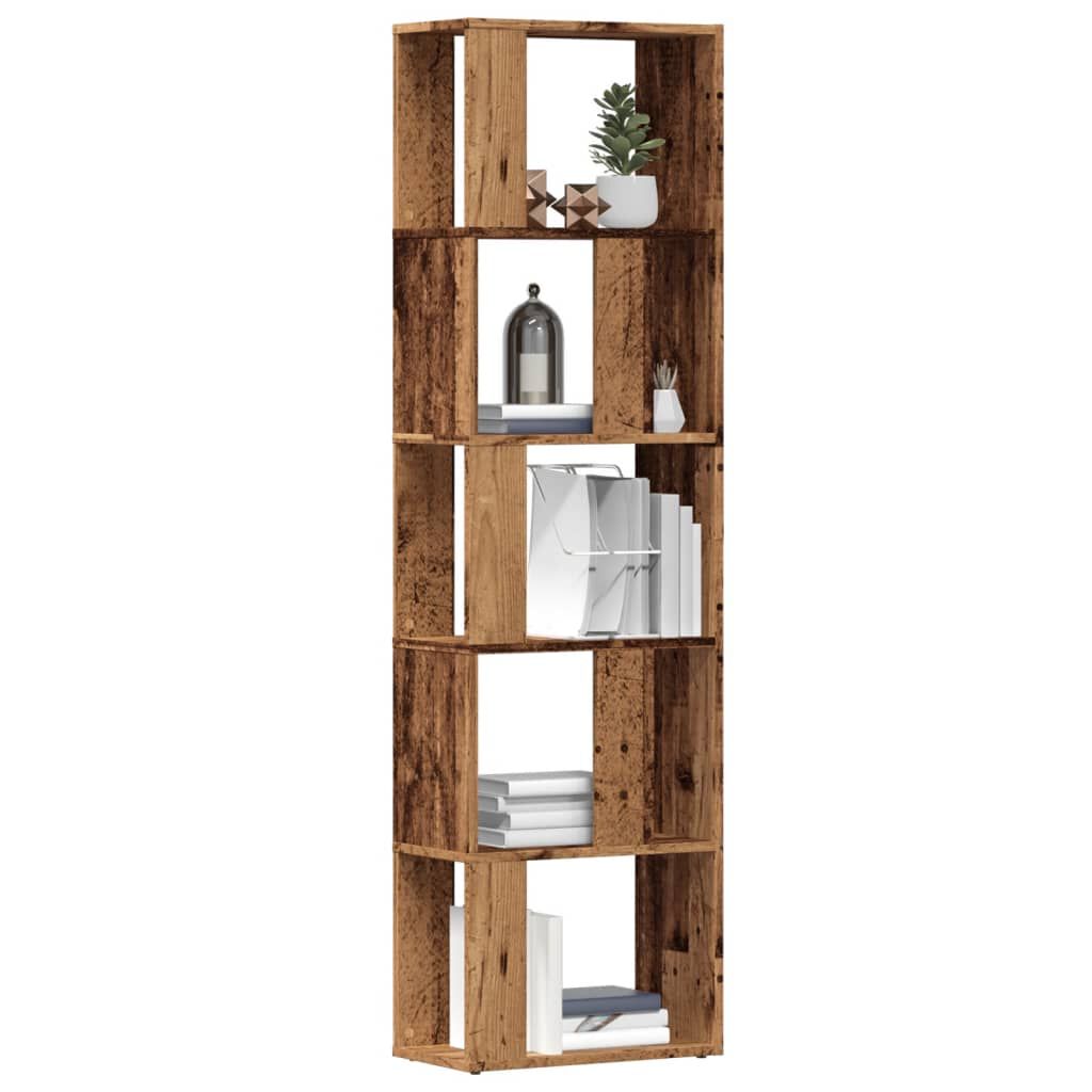 vidaXL Ντουλάπι βιβλίων Παλιό ξύλο 45x24x159 cm Κατασκευασμένο ξύλο