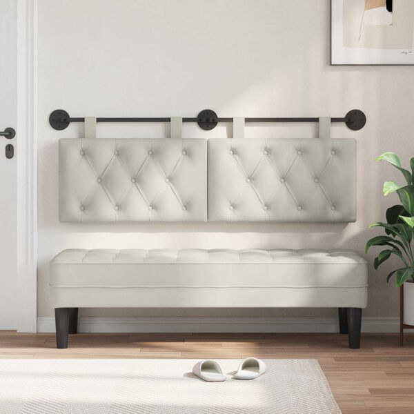 vidaXL &Kappa;&rho;&epsilon;&mu;&alpha;&sigma;&tau;ό &Kappa;&epsilon;&phi;&alpha;&lambda;ά&rho;&iota; &Epsilon;&pi;&iota;&tau;&omicron;ί&chi;&iota;&omicron; &Kappa;&rho;&epsilon;&mu; 130 x 55 x 7 &epsilon;&kappa; &Beta;&epsilon;&lambda;&omicron;ύ&delta;&omicron;