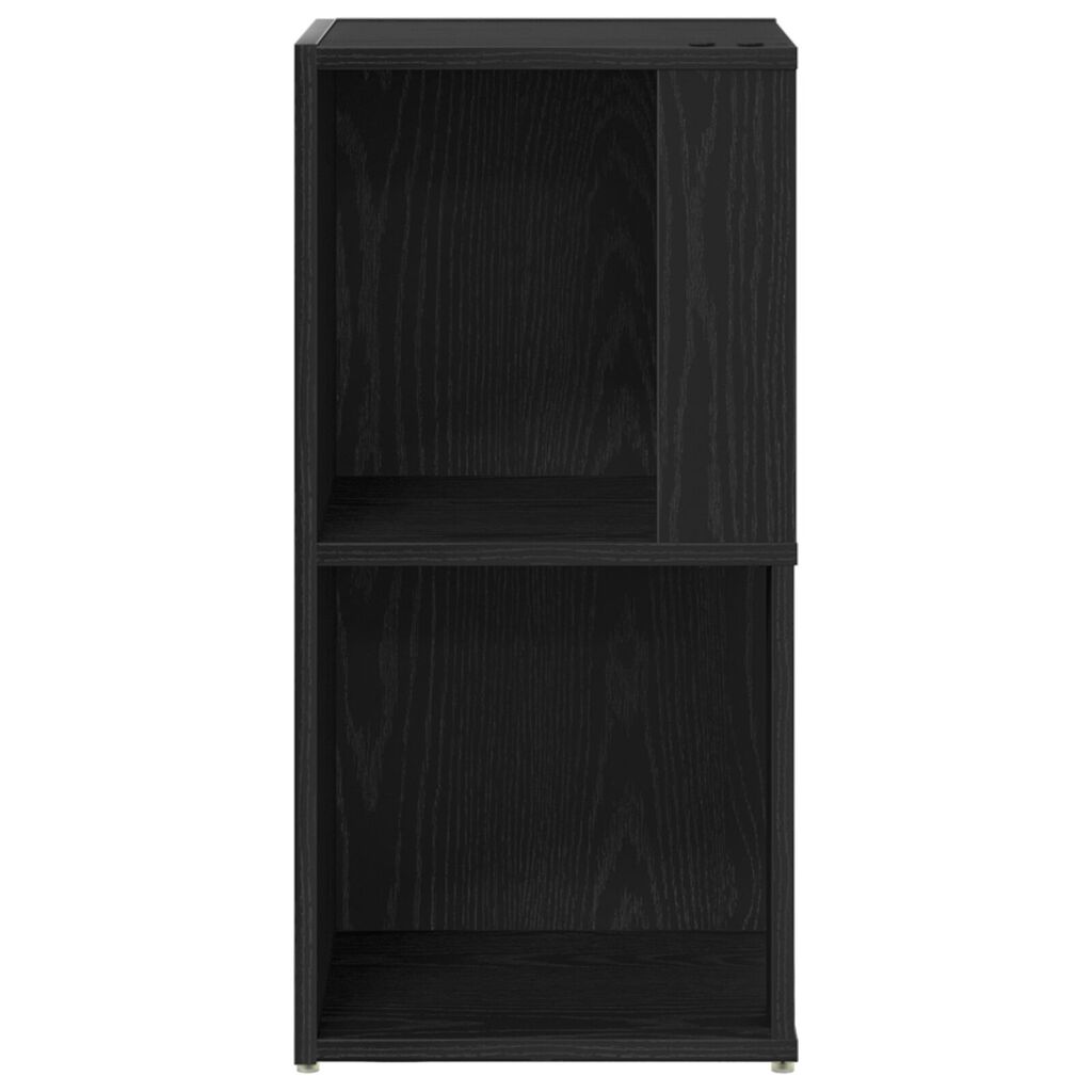 vidaXL Γωνιακά ράφια Μαύρη δρυς 33 x 33 x 67 cm Επεξεργασμένο ξύλο