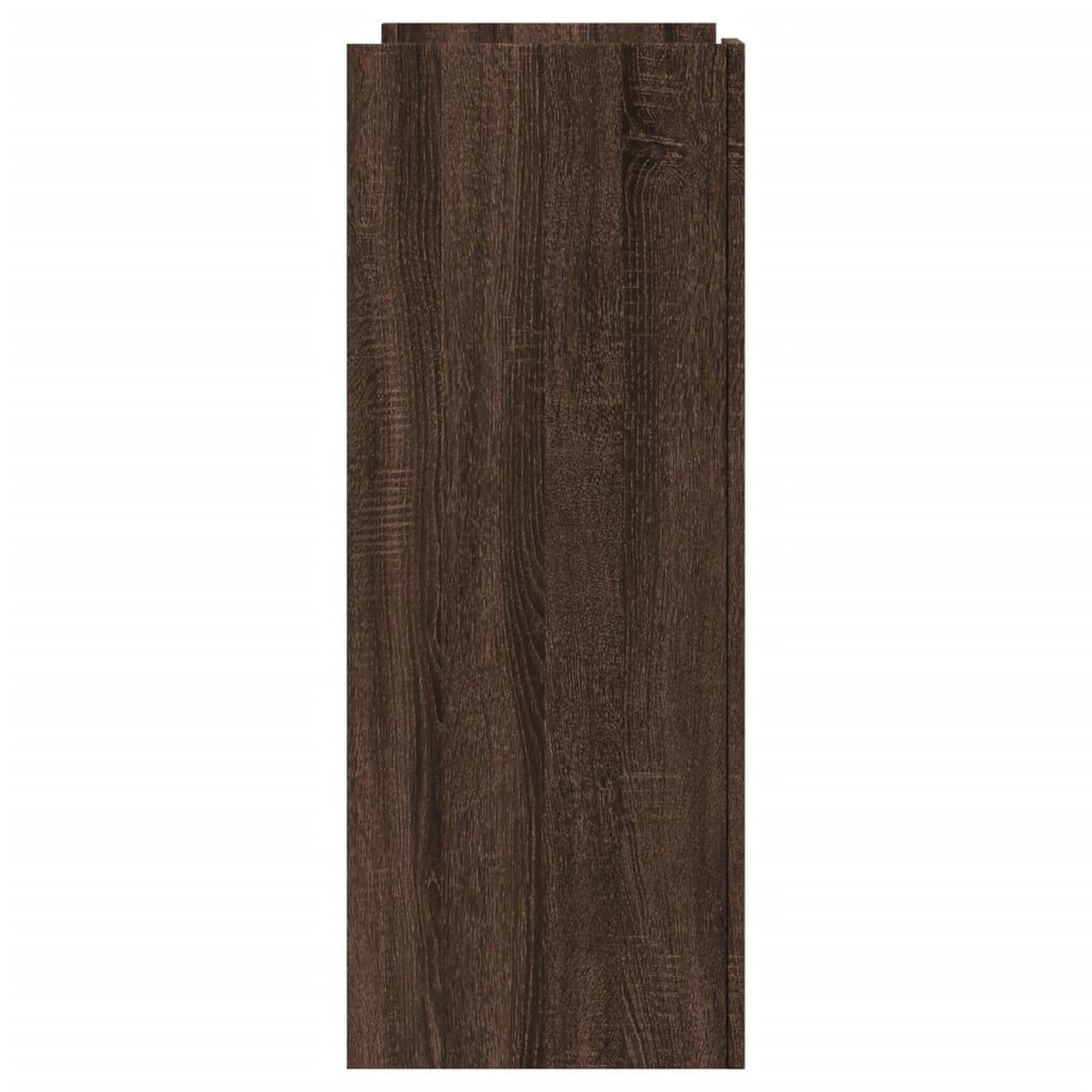 vidaXL Τραπέζι Κονσόλα Καφέ Δρυς 100x35x90 εκ. Επεξεργασμένο Ξύλο