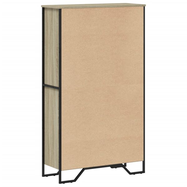 vidaXL Βιβλιοθήκη Sonoma Δρυς 80x31x137,5 εκ. από Επεξεργασμένο Ξύλο