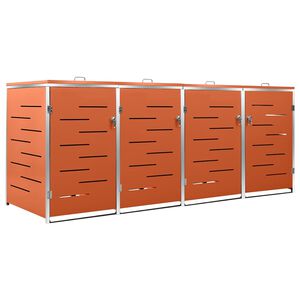 vidaXL &Pi;&lambda;&alpha;ί&sigma;&iota;&omicron; &Kappa;ά&delta;&omega;&nu; &Alpha;&pi;&omicron;&rho;&rho;. &Tau;&epsilon;&tau;&rho;&alpha;&pi;&lambda;ό &Rho;ό&delta;&epsilon;&sigmaf; 276,5x77,5x115&epsilon;&kappa; &Alpha;&nu;. &Alpha;&tau;&sigma;.