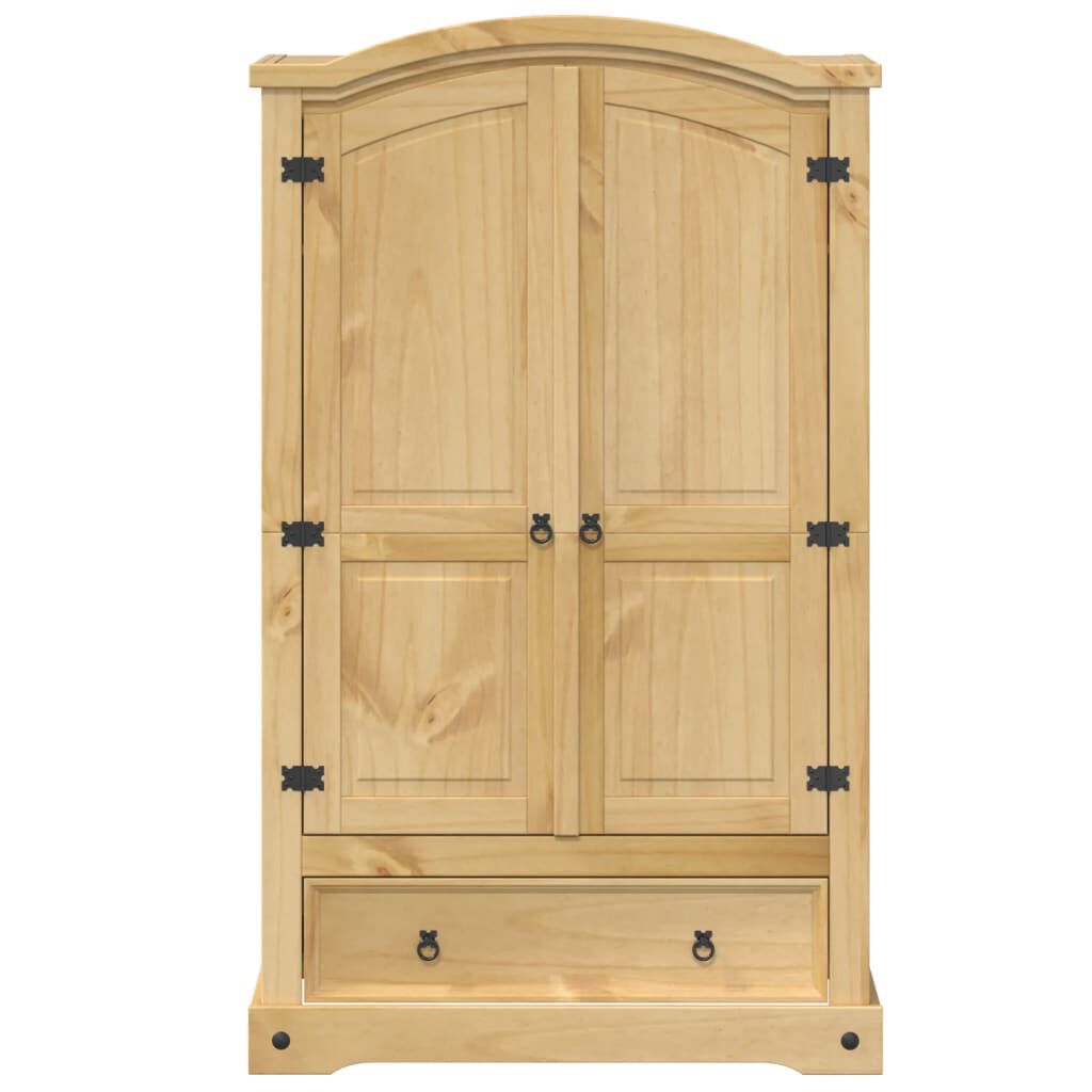 vidaXL Ντουλάπα Corona 101x52x170 εκ. από Μασίφ Ξύλο Πεύκου