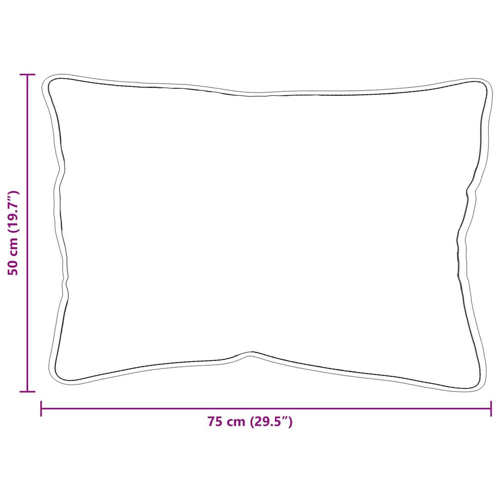 vidaXL Καλοκαιρινό Παπλωμά με Μαξιλάρι Άλλο 2 pcs Λευκό 135 x 200 cm