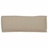 vidaXL Μαξιλάρι παλέτας για πάγκο Taupe 110 x 40 x 8 εκ Ύφασμα Oxford