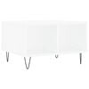 vidaXL Τραπεζάκι Σαλονιού Λευκό 60x50x36,5 εκ. από Επεξεργασμένο Ξύλο