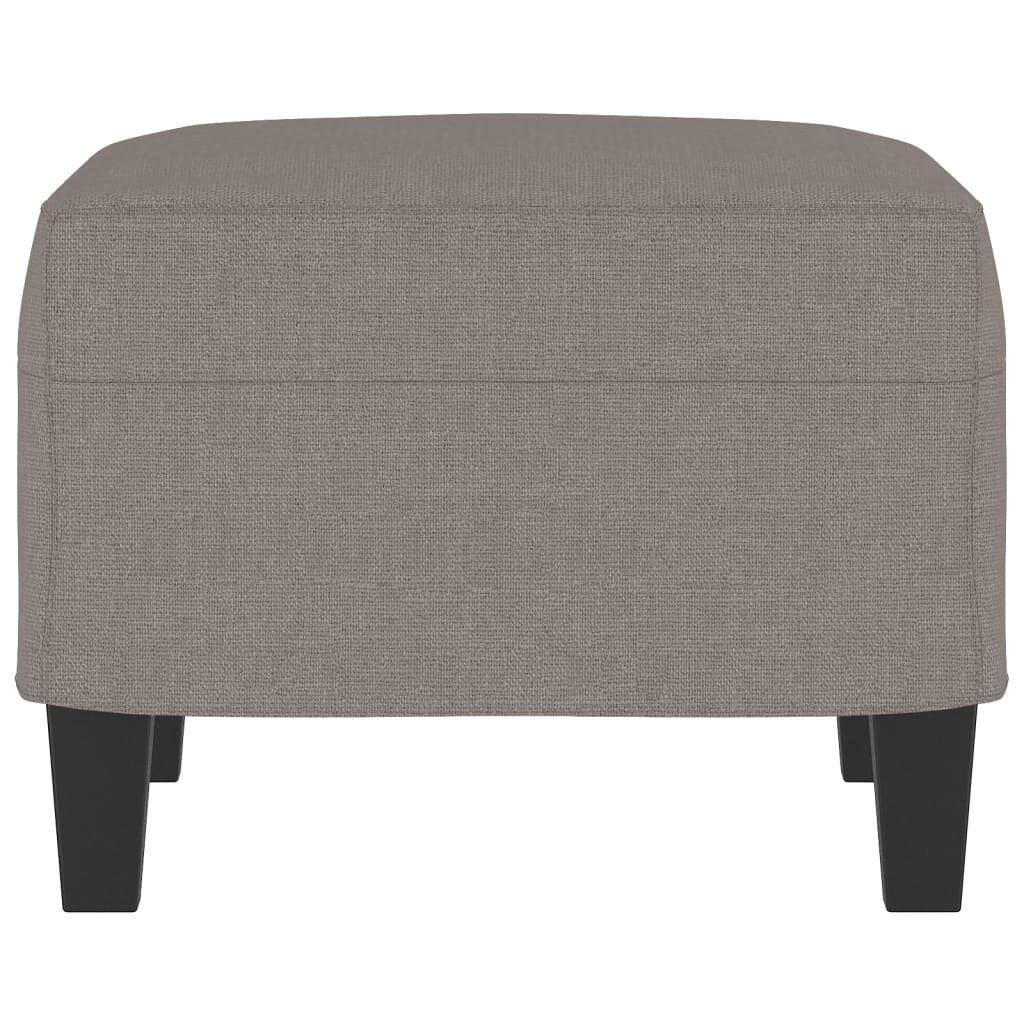 vidaXL Υποπόδιο Taupe 60x50x41 εκ. Υφασμάτινο