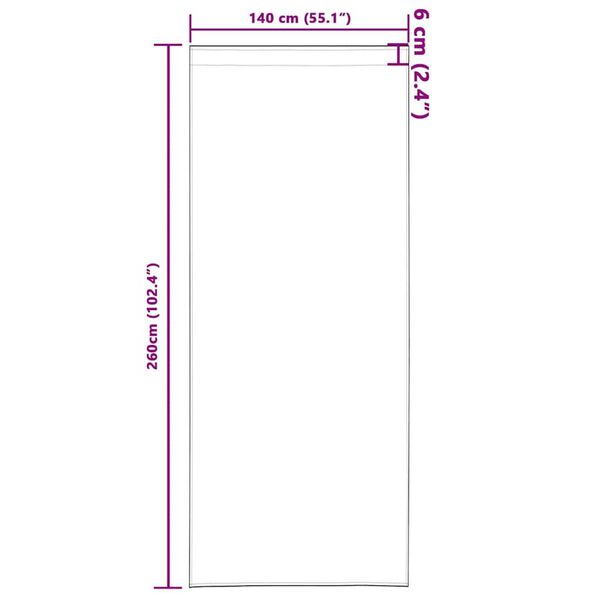 vidaXL Κουρτίνες με κουρτίνες 2 pcs Γαλάζιο Πολυεστέρας