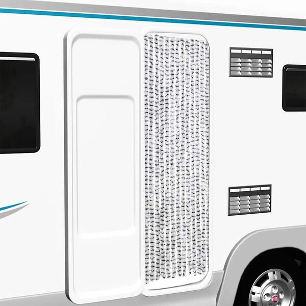 vidaXL &Sigma;ή&tau;&alpha; - &Kappa;&omicron;&upsilon;&rho;&tau;ί&nu;&alpha; &Pi;ό&rho;&tau;&alpha;&sigmaf; &Alpha;&nu;&omicron;&iota;&chi;&tau;ό / &Sigma;&kappa;&omicron;ύ&rho;&omicron; &Gamma;&kappa;&rho;&iota; 56 x 185 &epsilon;&kappa;. &Sigma;&epsilon;&nu;ί&lambda;