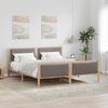 vidaXL &Sigma;&kappa;&epsilon;&lambda;&epsilon;&tau;ό&sigmaf; &Kappa;&rho;&epsilon;&beta;&alpha;&tau;&iota;&omicron;ύ &mu;&epsilon; &kappa;&epsilon;&phi;&alpha;&lambda;ά&rho;&iota; Taupe 180 x 200 cm ύ&phi;&alpha;&sigma;&mu;&alpha;